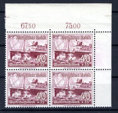 DR-3.Reich 659ER CORNER EDGE-VB ** MNH MINT (CA7500