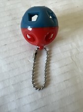 TUPPERWARE  KEY RING/Key Chain  SHAPE O BALL Tupper Toy Shape Sorter