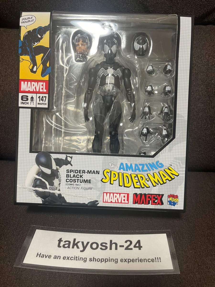 MAFEX スパイダーマン ブラック コスチューム COMIC Ver.