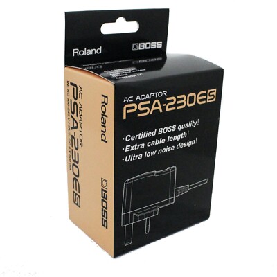 Brand New Unused Roland Boss PSA-230ES Power AC Adapter Pedal Effect G UK Plug