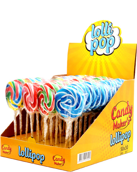 LOLLIPOPS 50 x 30g RAINBOW SWIRLY LOLLIES KIDS XMAS PARTY BAGS CAKE TOPPER  HALAL