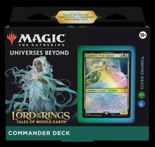 Magic Commander Deck "Elven Council" Lord of the Rings Universes Beyond English 