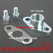 Kinugawa Turbocharger Oil Return Flange Kit 1/2PT TOYOTA 3S-GTE 3SGTE Rev 3