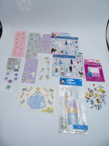 Disney Princess Castle Tinker Bell Scrapbook Stickers LOT Monster High Vintage - Picture 6 of 9