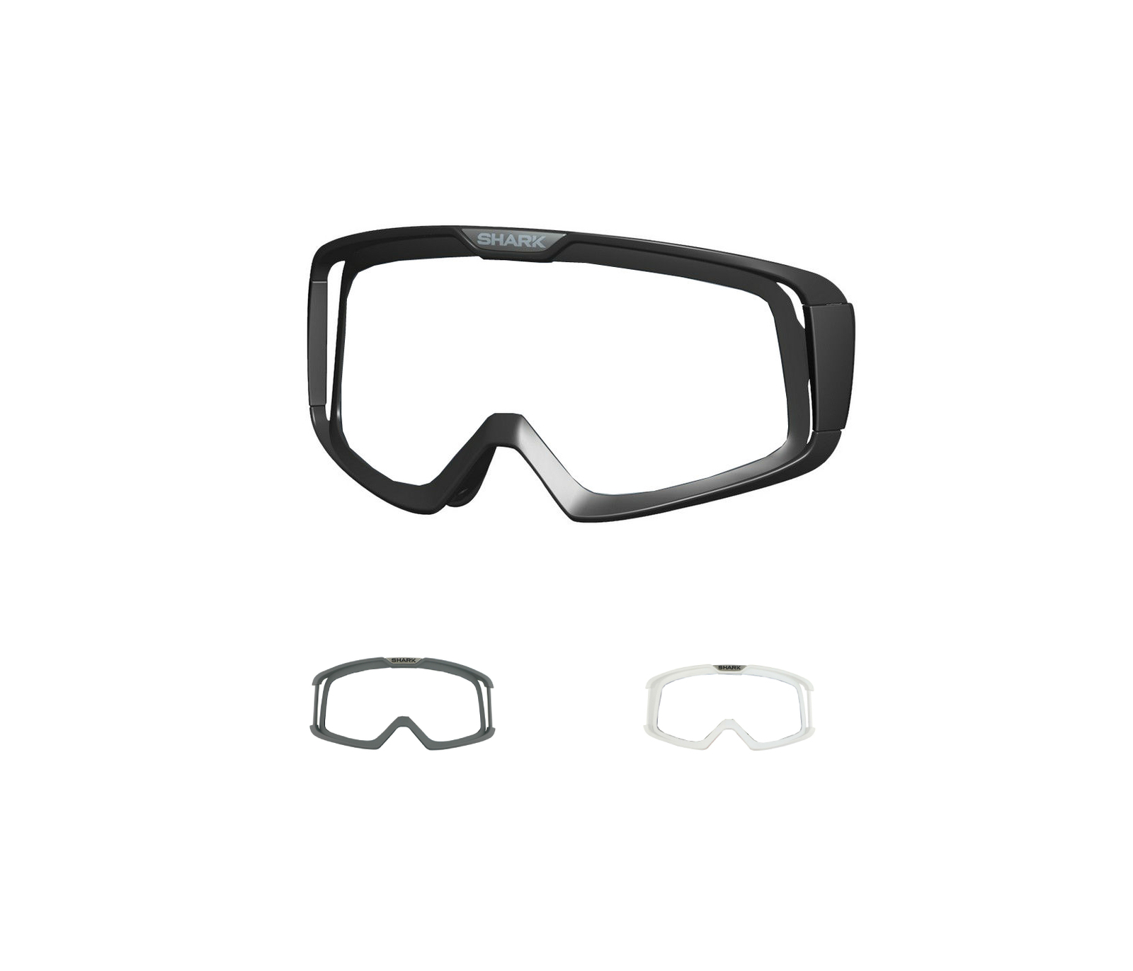 Shark Helmets AC3515PSLVTU Only Gray Goggles Frame for sale online  