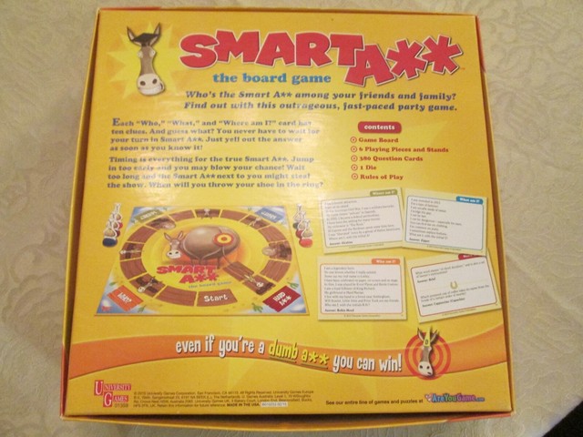 Smart Ass The Ultimate Trivia Game Even If You re A Dumb Ass You 