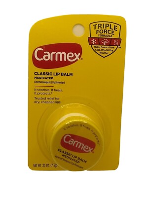 Carmex Classic Lip Balm Original Jar, 0.25 oz , 1 Pack