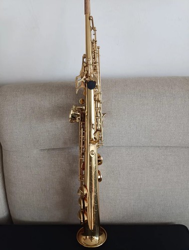 Nuovo Giappone 82z Sassofono Soprano 82 Laccato Oro Chiave Bb Sax Soprano con Custodia - Foto 2 di 7