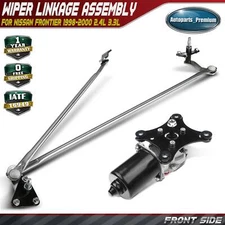 Front Windshield Wiper Linkage & Motor Assembly for Nissan Frontier 1998-2000