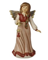 Goebel Engel Funkelndes Weihnachtssternchen 26 Cm Hoch Bordeaux Neuheit 2024