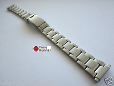 15 mm Oyster Spring-Loaded End Women's Stainless Steel Watch Band Bracelet