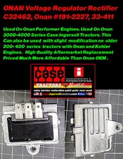 Onan Replaces #191-222 Voltage Regulator Rectifier and New Bolt Rectifier