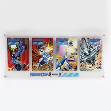 Robocop vs Terminator Acrylic Wall Mount Quad Comic Display *Comics Not Included