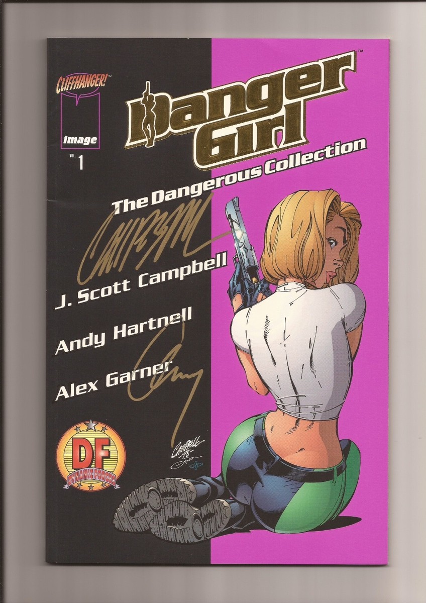 DANGER GIRL: THE DANGEROUS COLLECTION VOL. 1 VF+ 8.5 GOLD FOIL (DF