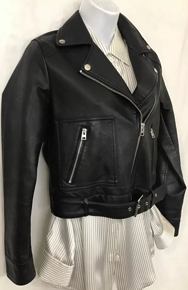 Topshop leather cheap jacket sale