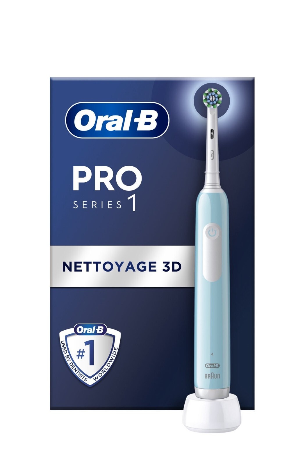 Brosse à dents électrique Oral-B Pro Series 1 rechargeable pour hygiène bucco-dentaire