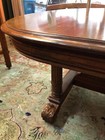 Antique Carved French Dinner Table, Solid Walnut , Excellent Condition — photo 1