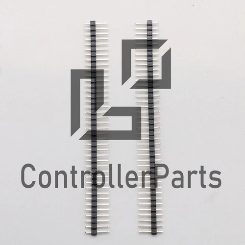 NEW 2PCS 40Pin 2.54mm Male PCB Single Row Straight Header Strip Connector - product listing photo