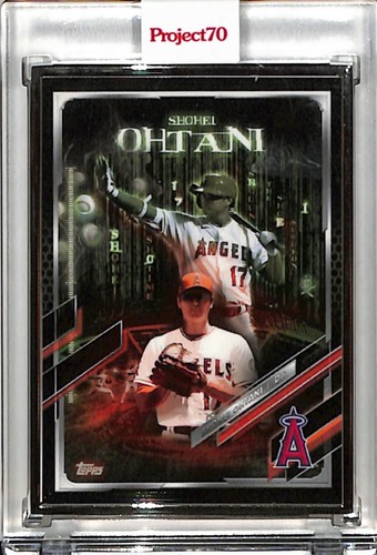 2021 TOPPS PROJECT 70 #550 SHOHEI OHTANI BY SURGEON P70 AP SILVER FRAME 50/51