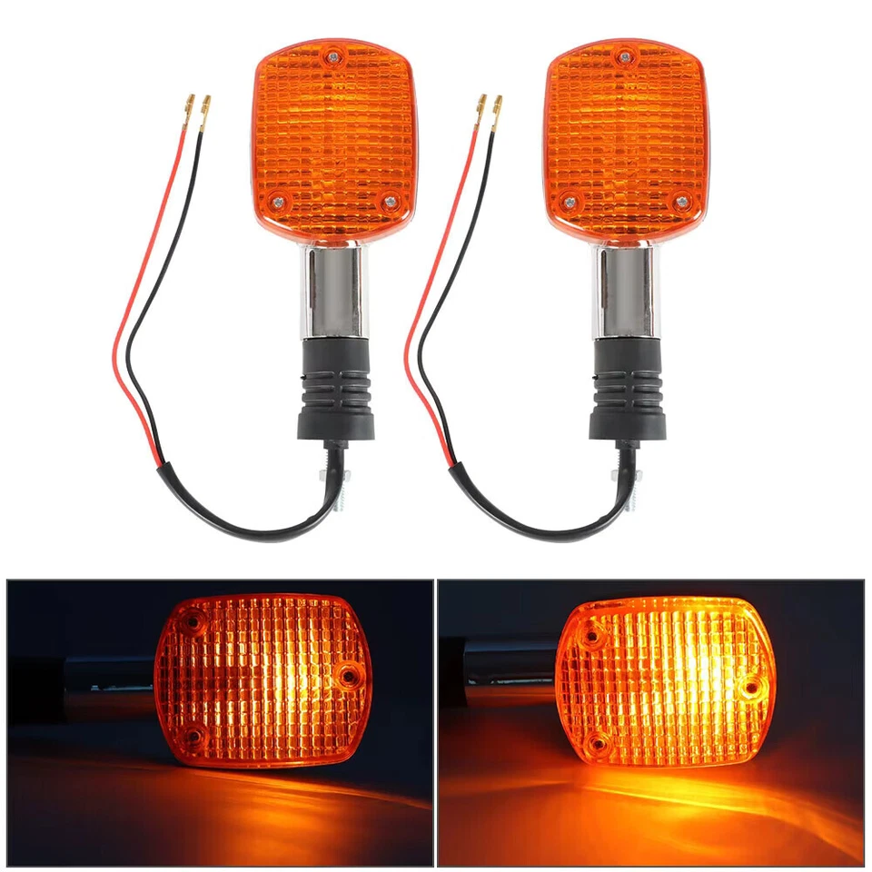 Indicadores de seta dianteira 2x para Honda 1984-1986 V45 Magna VF700C V65 VF1100C - Imagem 2 de 4