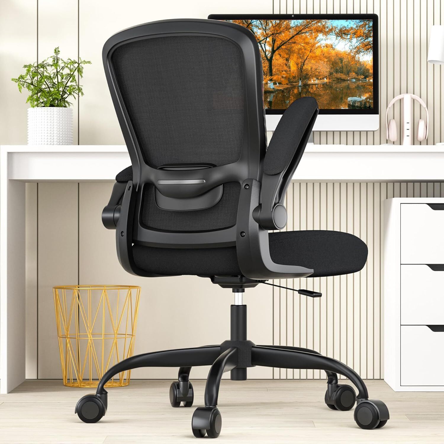 Office Chair  Ergonomic Desk Chair with Adjustable Lumbar Support  High Bac...