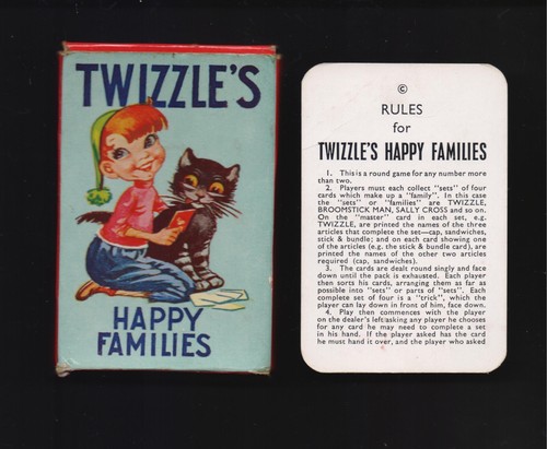 1957 Ariel Productions Ltd Gerry Anderson Twizzle's Happy Families Card Game - Picture 15 of 17
