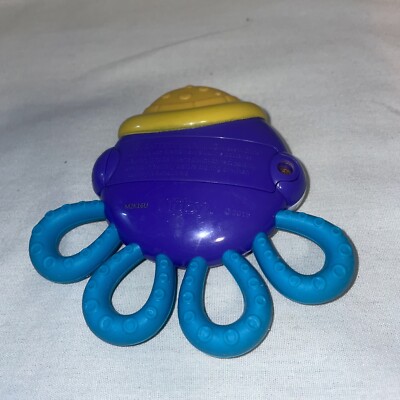 Nuby Vibe-eez Soothing Teether, Octopus