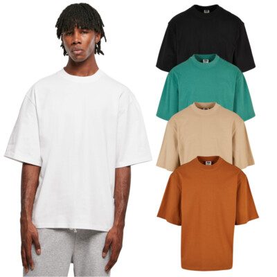 Urban Classics Organic Oversized Sleeve Tee Herren T-Shirt Bio-Baumwolle Jersey