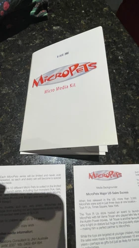 Tomy  MicroPets Micro Media Kit-JNH Australia-2002-Rarest Not Public. - Picture 7 of 9