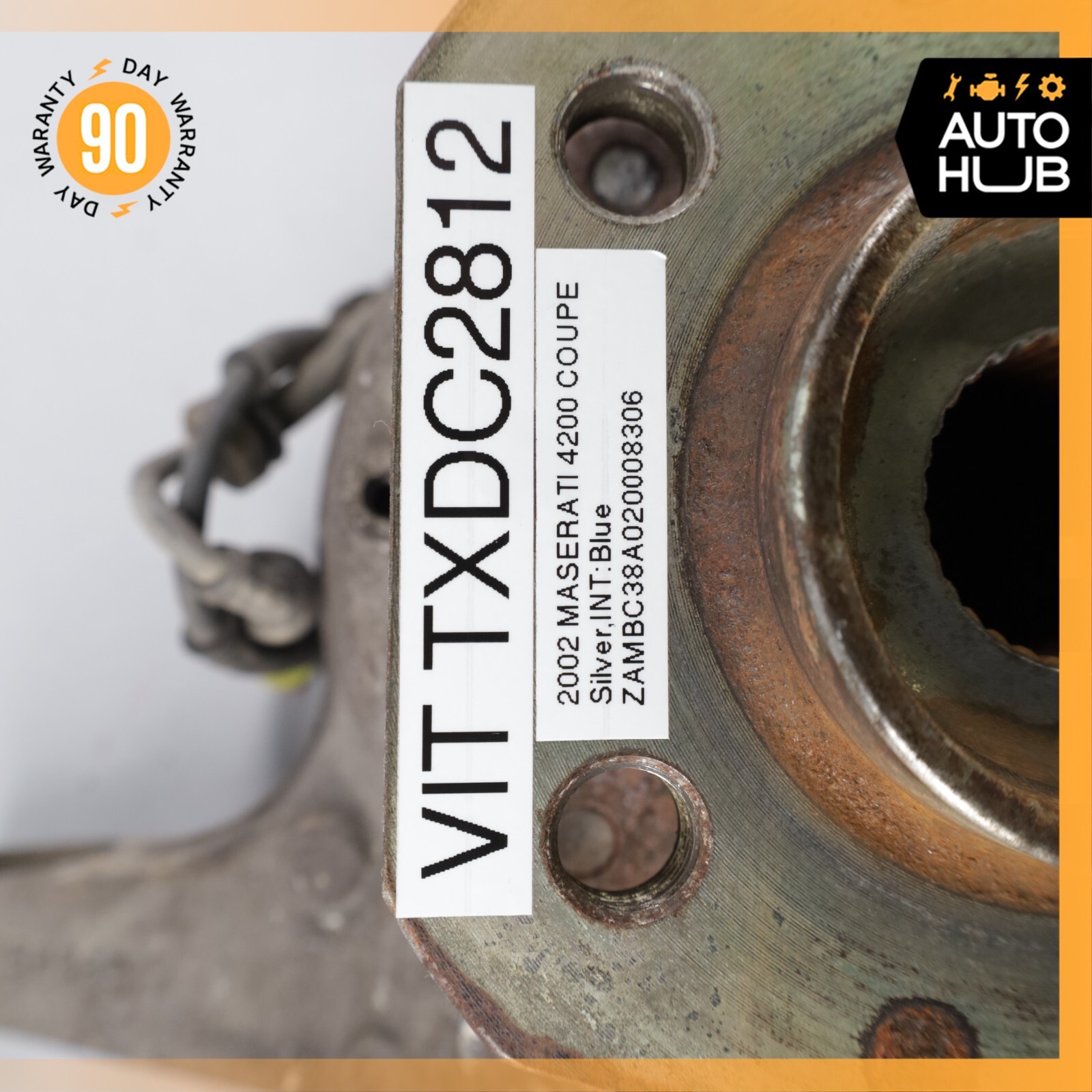 02-05 Maserati M138 4200 Coupe Cambiocorsa Front Right Spindle Knuckle Hub OEM