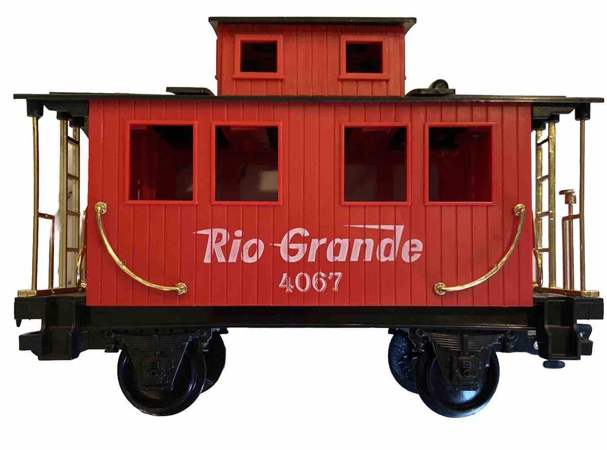 uuuuuu EZTEC Train Caboose Rio Grande 4067 Red Scientific Toys | eBay