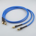 Pair Occ Copper Hi-Fi Audio Rca Cable Gold Plated Plug Hi-end Interconnect Wire