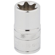 Draper Expert Quality 1/2" Square Drive TX-Star Socket - E18