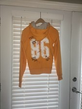 Victoria's Secret PINK zip-up hoodie Tennessee Vols. UT. Womens XS. Orange Rare