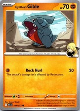 Cynthia's Gible 109/217 Common Ascended Heroes Pokemon Near Mint