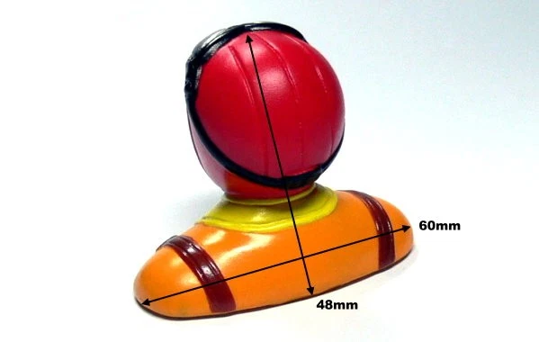 RC Hobby Airplane 60x48mm Red Cockpit Pilot Model PF150 - Image 2 of 2