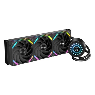 SAMA Q70 AIO-CPU-Wasserkühlung   360mm-Radiator mit abnehmbarem 2,8-Zoll-IPS-LCD