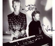 POP DUO Yazoo autographs, IP signed photo