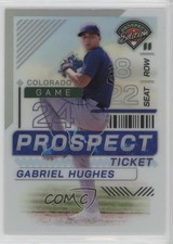 2024 Panini Prospect Edition Silver Prizm Gabriel Hughes #177 16wc