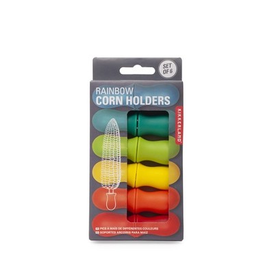 Rainbow Corn Holders S/6 (Cu304) NEU