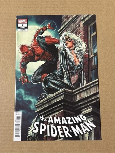 AMAZING SPIDER-MAN #7 BERMEJO VARIANT MARVEL COMICS (2025) BLACK CAT HELLGATE