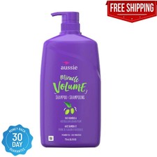 Aussie Miracle Volume Shampoo, Paraben Free, 26.2 fl oz 0.53 per gallon