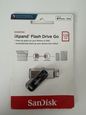 SanDisk 128GB iXpand Flash Drive Go, for iPhone and iPad - SDIX60N-128G-GN6NE