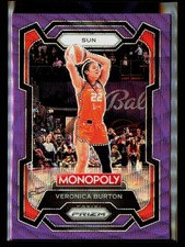2024 Panini Prizm Monopoly WNBA #1 Veronica Burton Purple Prizms