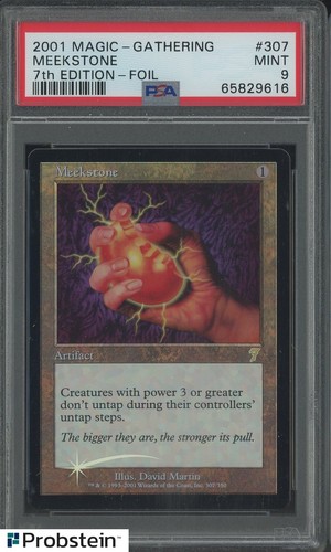 2001 Magic The Gathering MTG 7th Edition Foil #307 Meekstone PSA 9 MINT