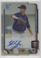 2015 Bowman Chrome Prospects Refractor /499 Stephen Gonsalves #BCAP-SG Auto i5q