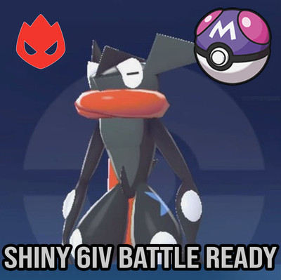 Pokemon Legends ZA   SHINY ALPHA Greninja ALPHA Lv.100 Modest/6IV MAX EV Fast