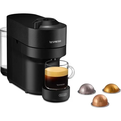 DE LONGHI Macchina caffe Nespresso DeLonghi Vertuo Pop ENV90.B black nero