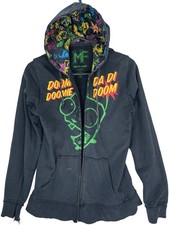 RARE 2007 Invader Zim Gir Doom DaDi Doomie Mighty Fine Zip Hoodie Youth Large