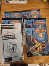 BJU Press Math 4 4th Edition Complete Set